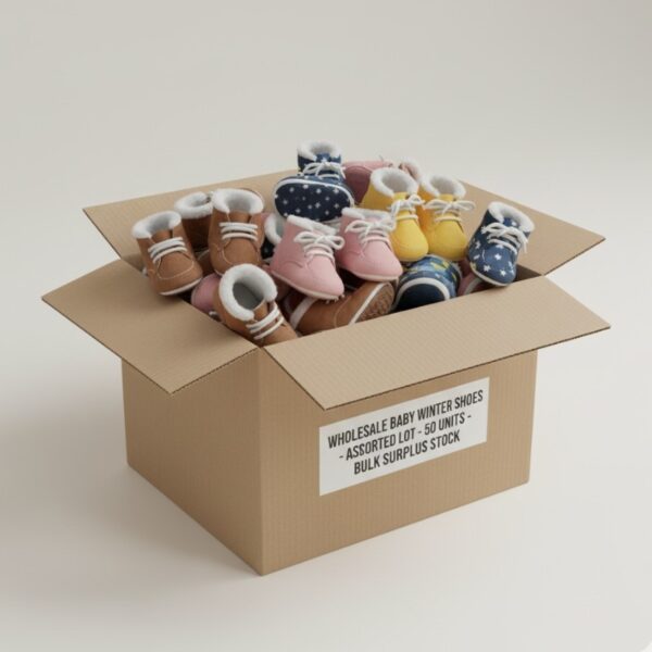 Wholesale Baby Shoes Lot – 50 New Mixed Pairs