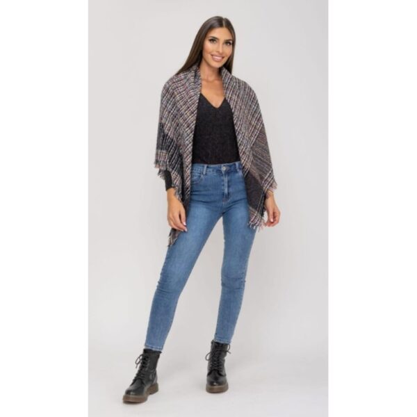 BJM-3351-03-women-s-ponchos-wholesale Women's Ponchos Wholesale