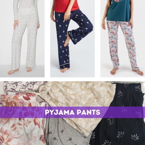 Wholesale Cotton Pyjama Trousers - Variety of Sizes and Designs