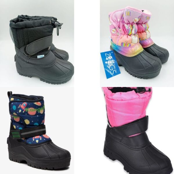 Wholesale Lot of Kids’ Snow Boots – Winter Footwear for Children