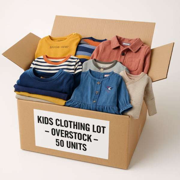 Wholesale Kids’ Winter Clothing Lot – 50 New Pieces