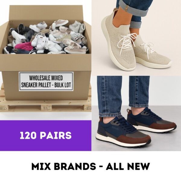 New Wholesale Footwear Pallet – Assorted Sneakers for Resale