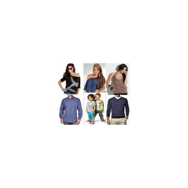 New clothes women men and children