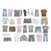 New clothes women men and children