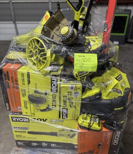 MIXED TOOL PALLET – LOT ID: 300126 – AS-IS Untested Customer ReturnsEquipment