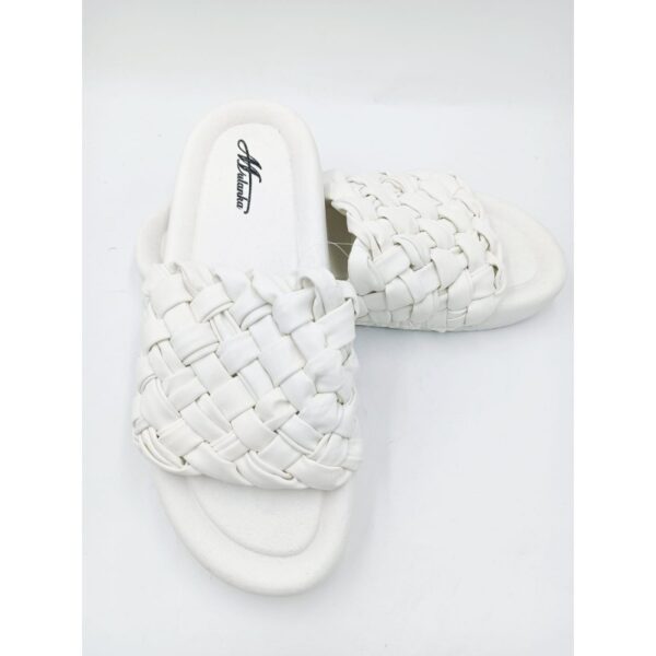 Women's braided shovel sandals