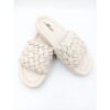 Women's braided shovel sandals