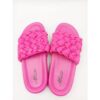 Women's braided shovel sandals