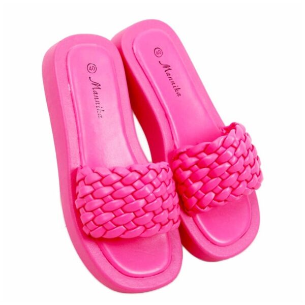 Women's braided shovel sandals