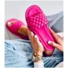 Women's braided shovel sandals