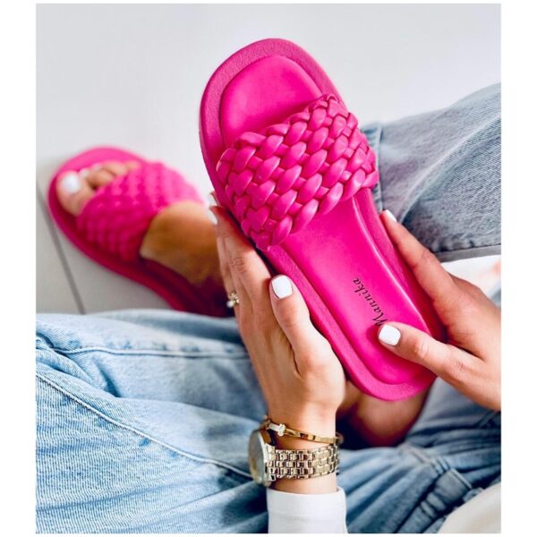 Women's braided shovel sandals