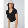 Basic short-sleeved t-shirts and crop tops
