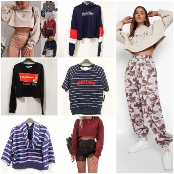 Sweatshirts and Crop Top Woman