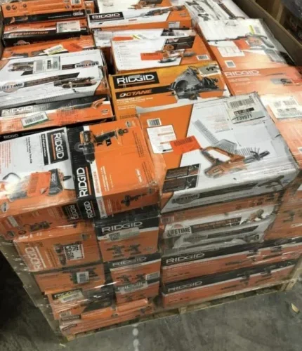 Bulk Ridgid Tool Pallets