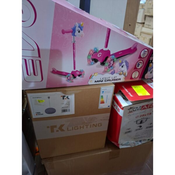 Amazon Pallet – 250 Mixed New Items from European Retail Stores
