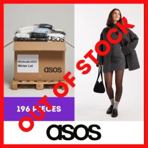 ASOS Winter 2025 Wholesale Lot – 196 Branded Pieces Mixed Sizes