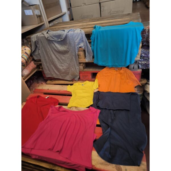 Wholesale Basic T-Shirt Pallet – 1500 Mixed Units