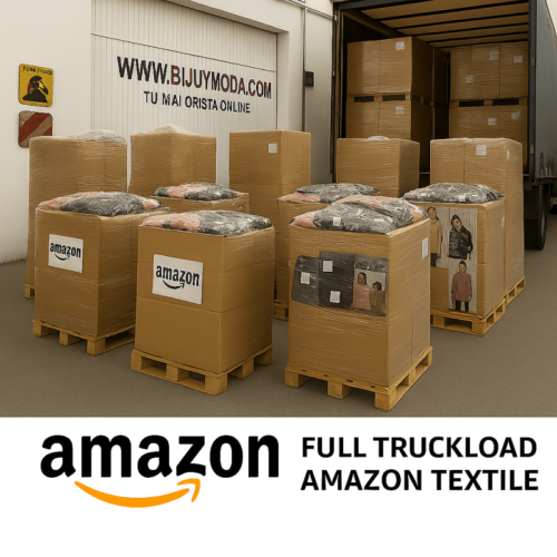 Full Truckload Amazon Textile – 32 Pallets with 25,600 New Garments