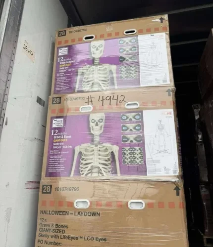 Home Depot Halloween Animatronics Pallet Bulk Seasonal Inventory