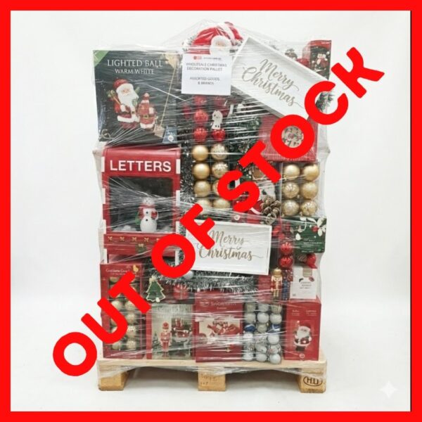Wholesale Christmas Decoration Pallet – Mixed Surprise Lot