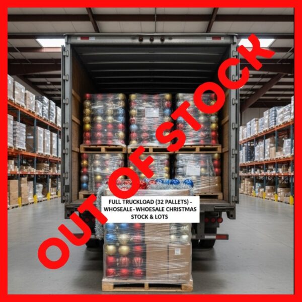 Wholesale Christmas Decoration Pallets – New Stock Clearance
